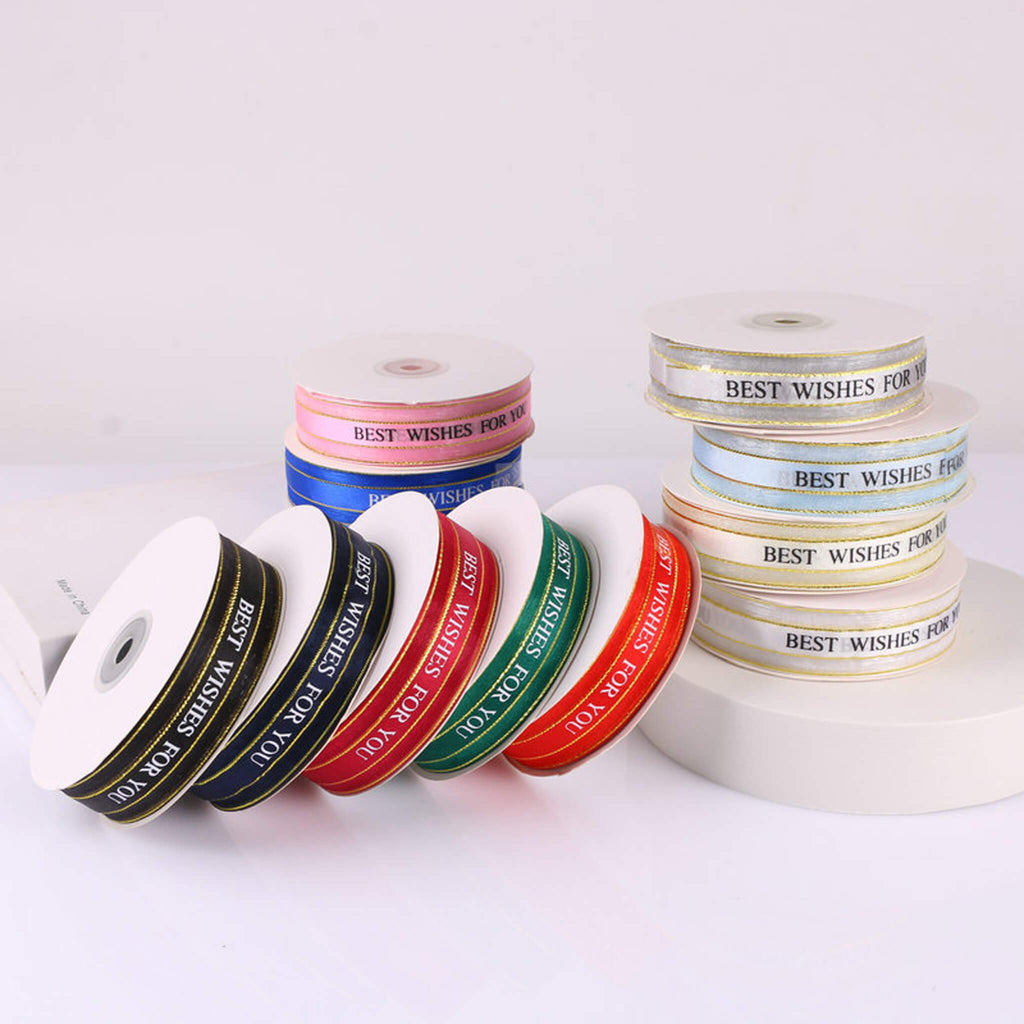 50 Yards Organza Chiffon Ribbon for Gift Wrapping Wedding Bouquet Crafts