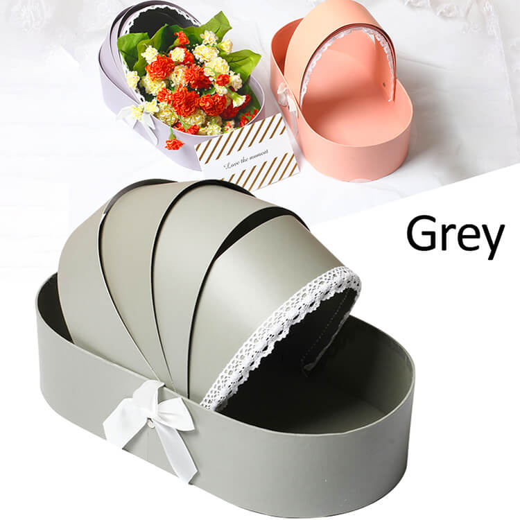 Baby Shower Birthday Round Cradle Shape Box