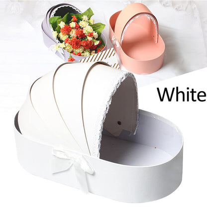 Baby Shower Birthday Round Cradle Shape Box