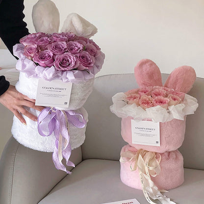 Floral Bouquet Cloth Fabric Packaging Handmade Materials