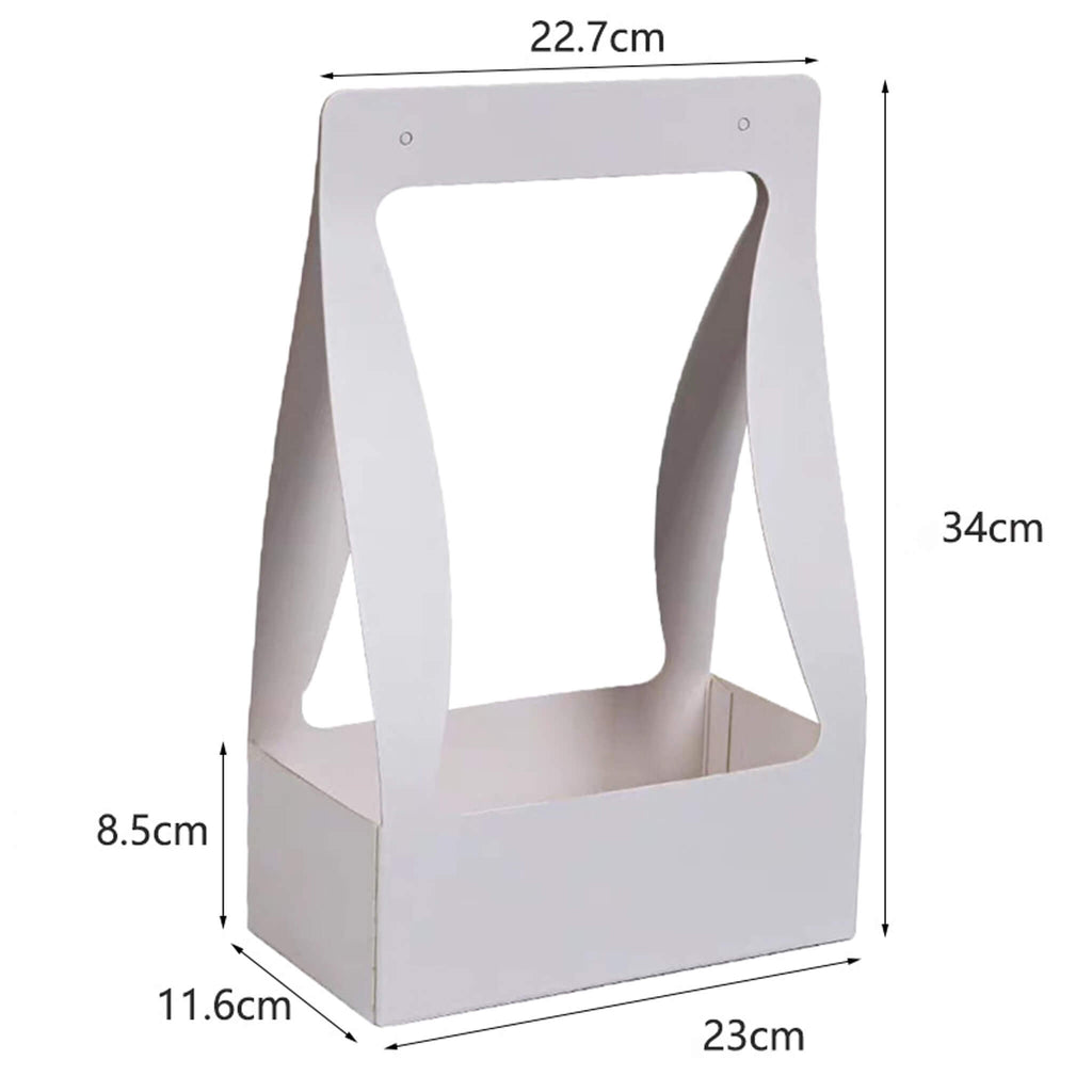 Lot de 10 sachets en papier pour bouquet de roses