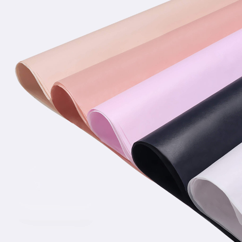 20 hojas de papel tisú impermeable para envolver flores 