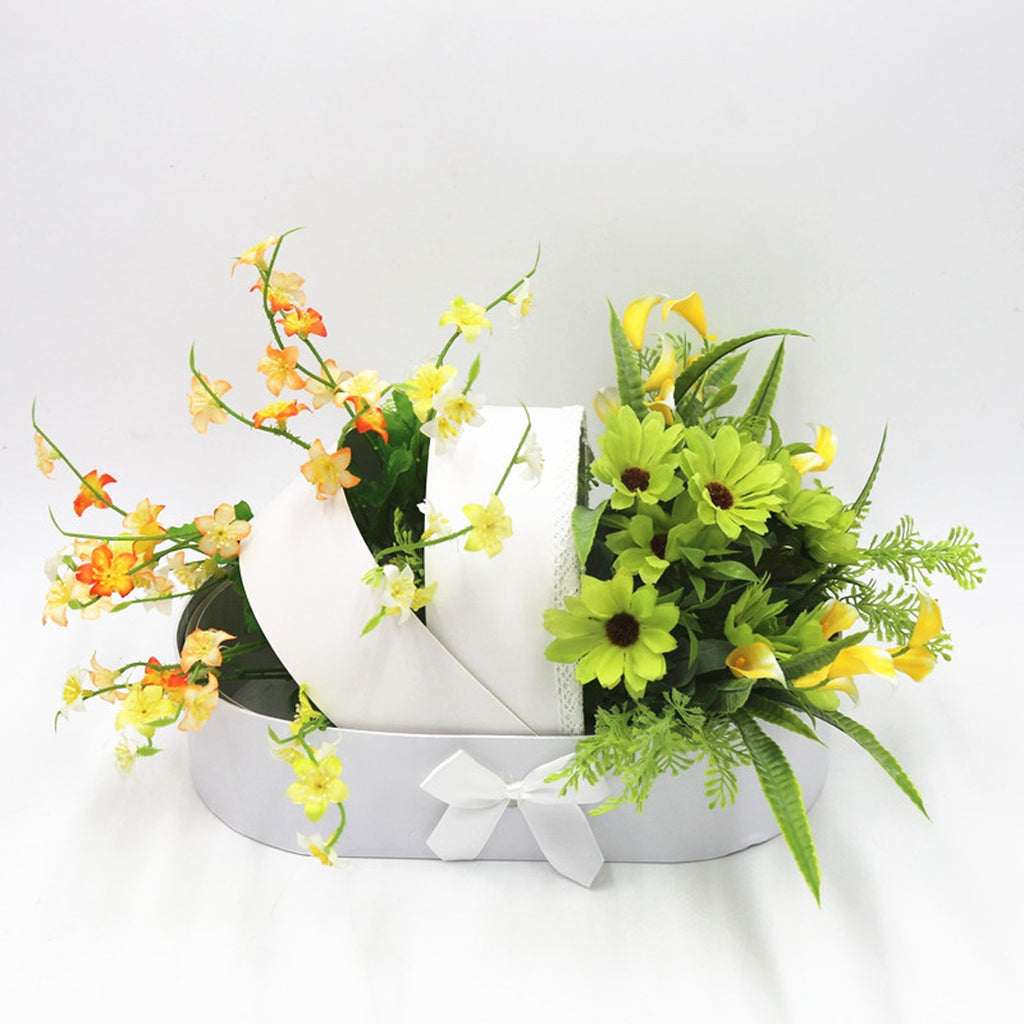 Baby Shower Birthday Round Cradle Shape Box