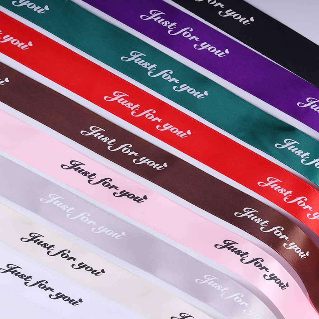 Just For You Flower Bouquets Satin Ribbon