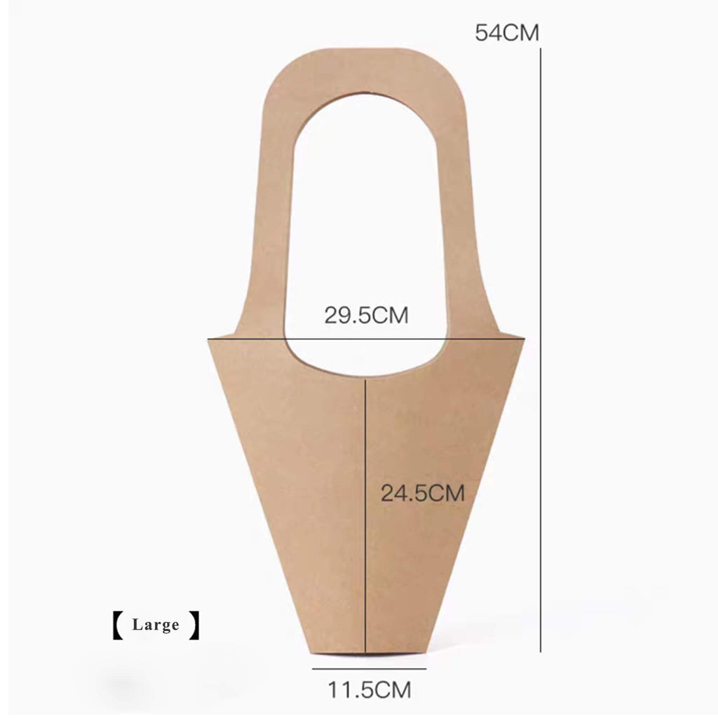 Kraft Paper Bouquet Flower Packaging Bags