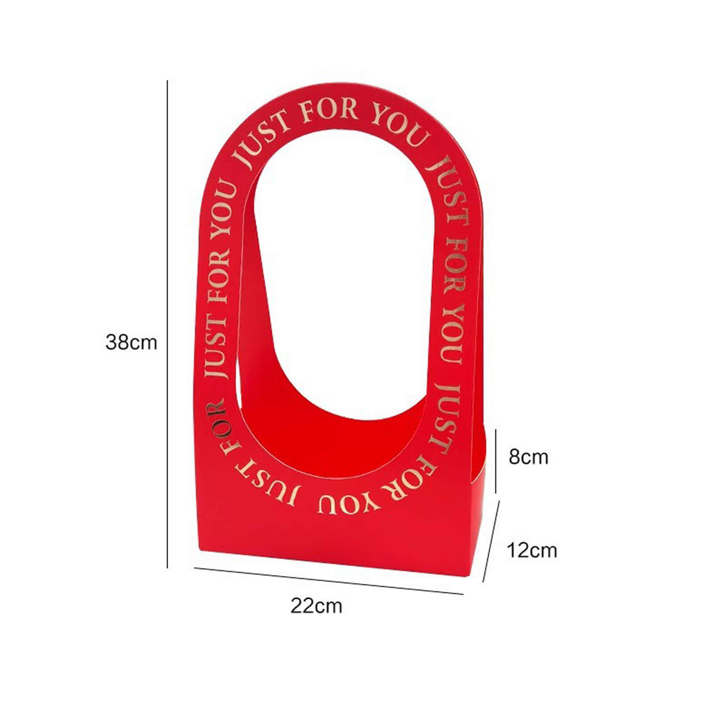 10pcs Just For You Paper Flower Bags