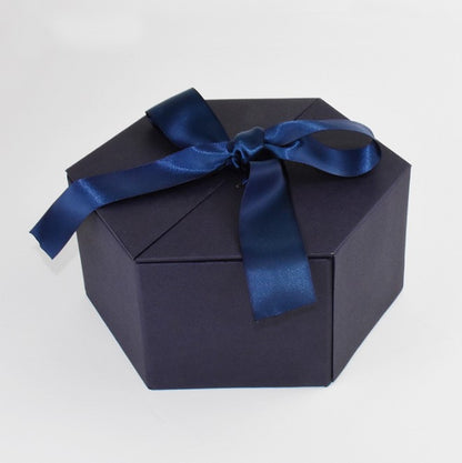 Hexagon Gift Box with Ribbon