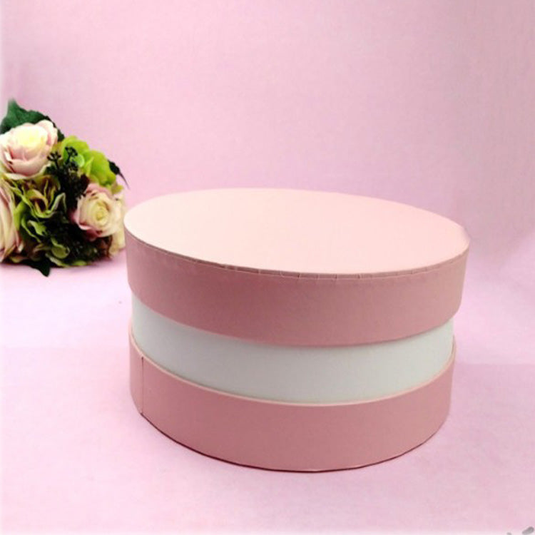 Transparent PVC Round Flower Packaging Boxes