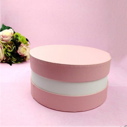 Transparent PVC Round Flower Packaging Boxes