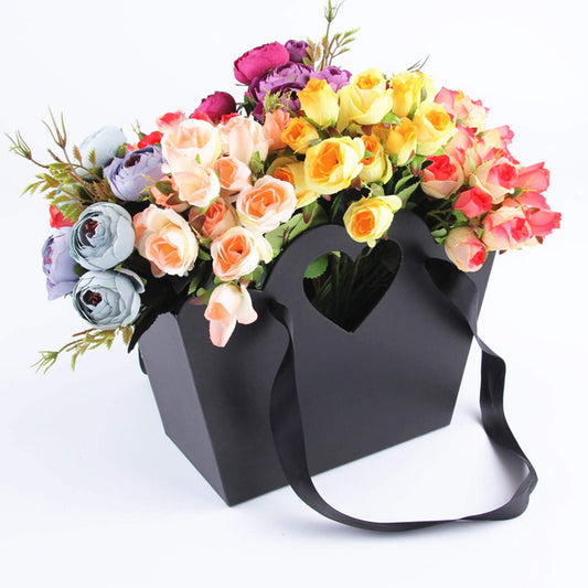 Creative Heart Shaped Basket Flower Box