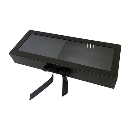 Square Rose Boxes Packaging With Ribbon, 12pcs