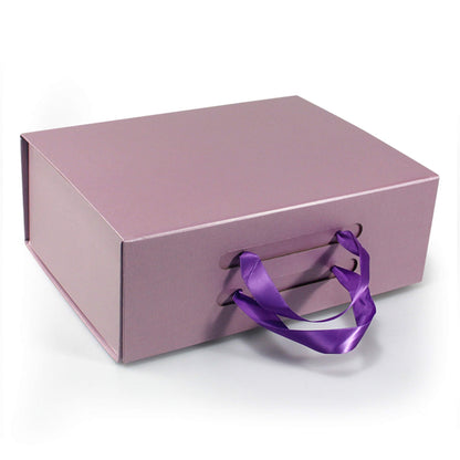 Caja de regalo plegable de papel rígido con cierre magnético para camisetas