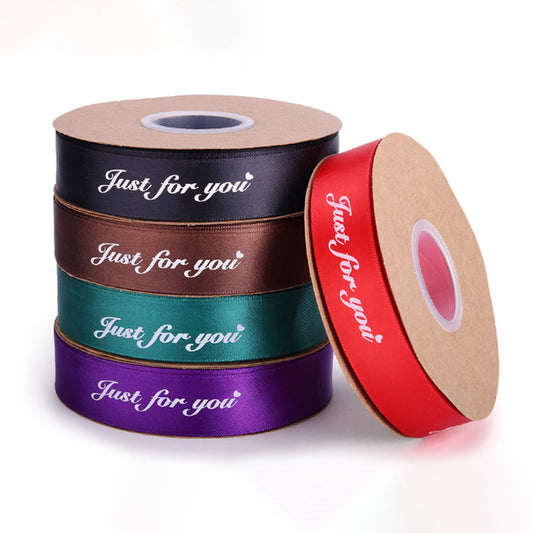 Just For You Flower Bouquets Satin Ribbon