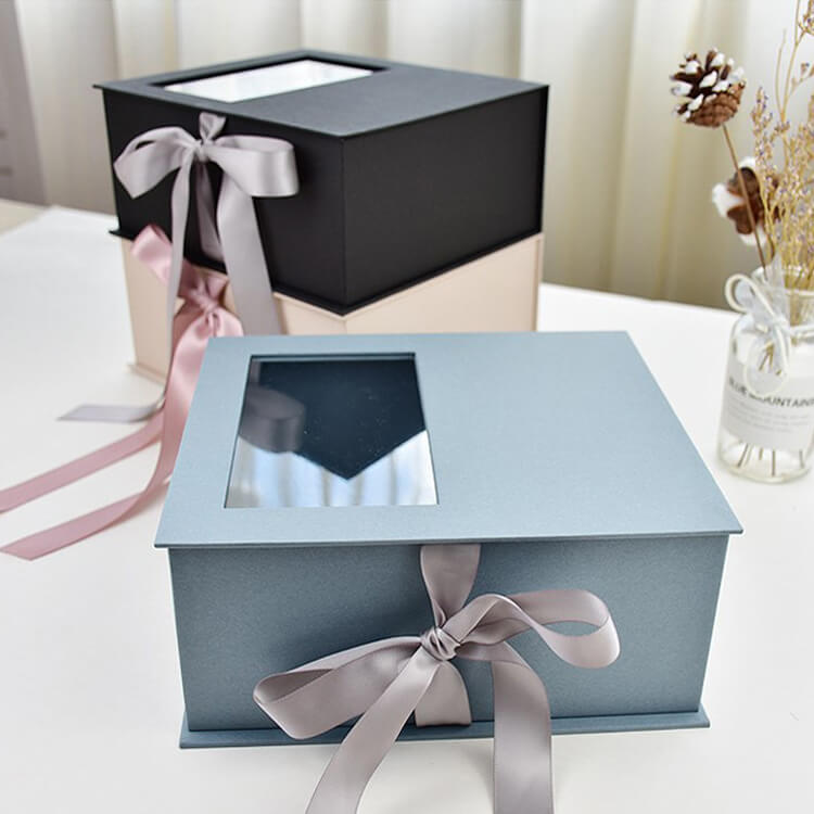 Window Square Flower Gift Boxes