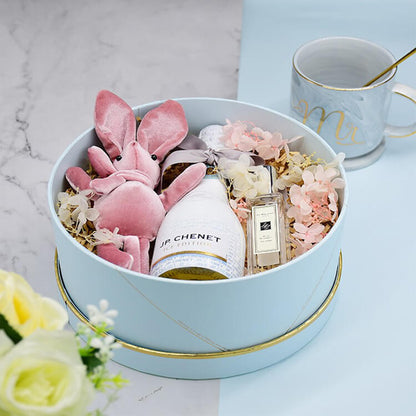 Round Flower Gift Preserved Rose Box