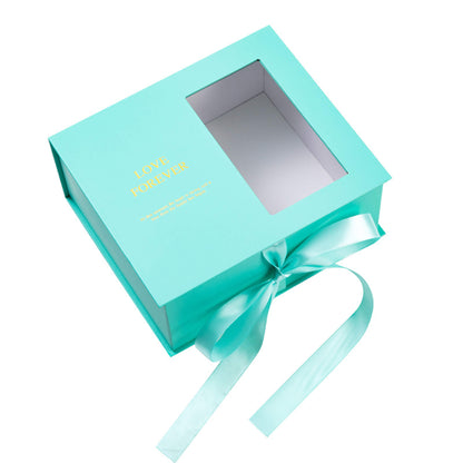 Window Flower Valentine's Day Gift Box With Ribbons