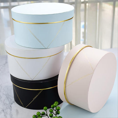 Round Flower Gift Preserved Rose Box