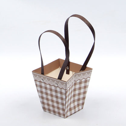 Portable Flower Paper Packaging Bags