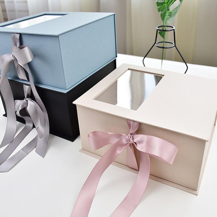 Window Square Flower Gift Boxes