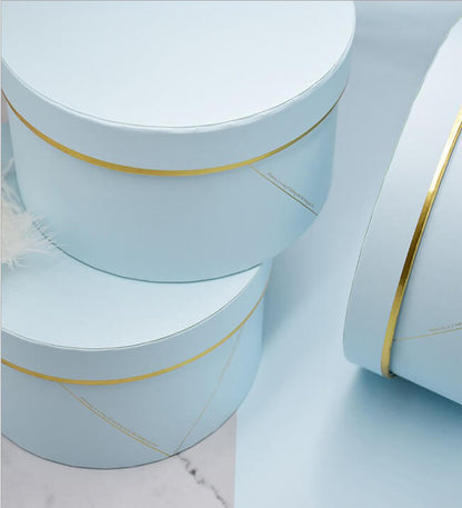 Round Flower Gift Preserved Rose Box