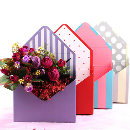 Sobre de papel para ramo de flores, embalaje de floristería, caja de flores