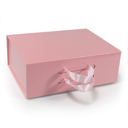 Caja de regalo plegable de papel rígido con cierre magnético para camisetas