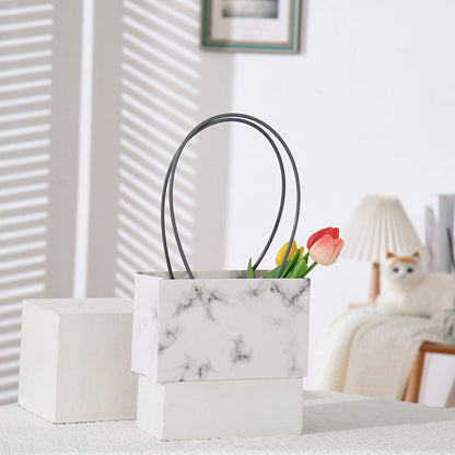 Waterproof Kraft Flower Bags with Handles