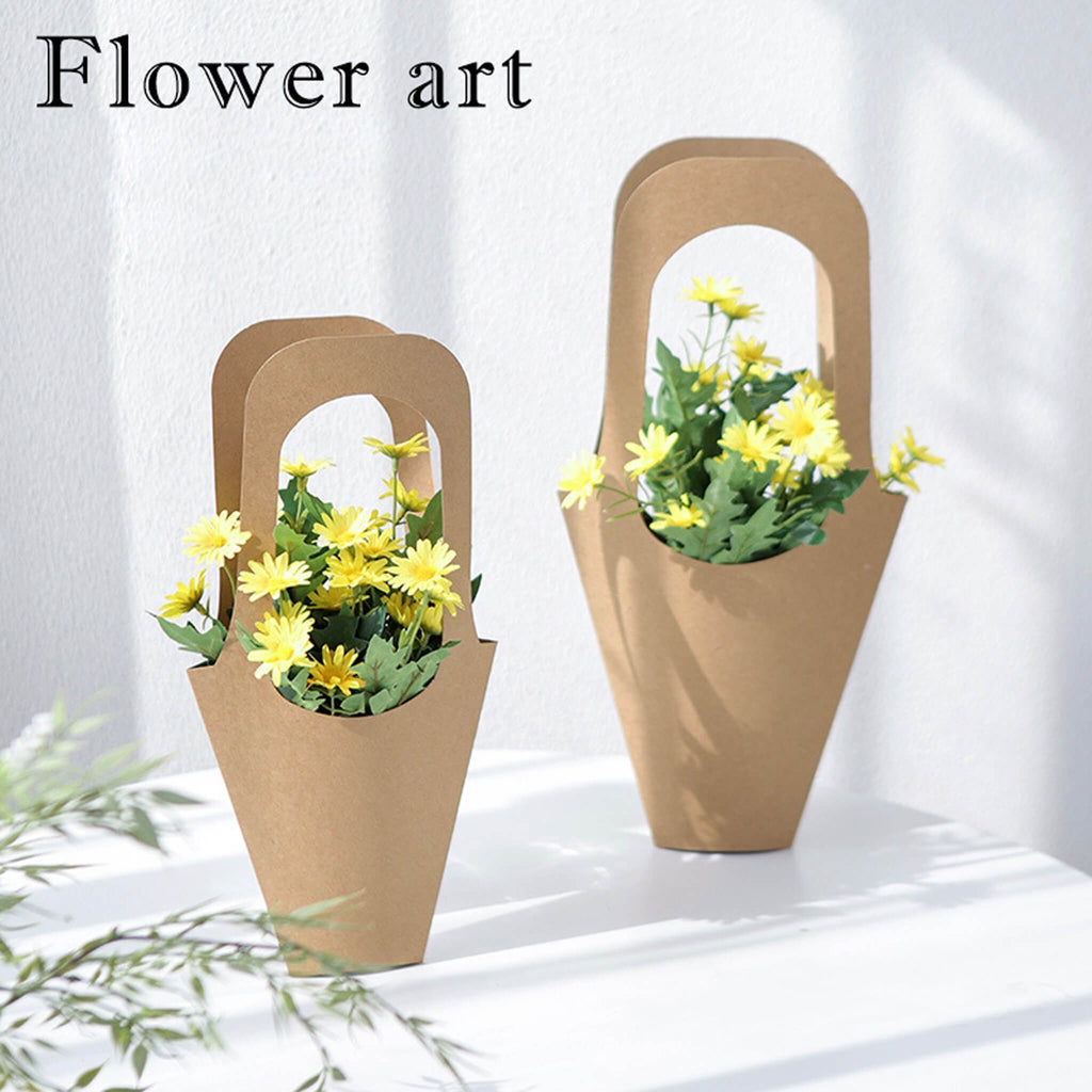 Kraft Paper Bouquet Flower Packaging Bags