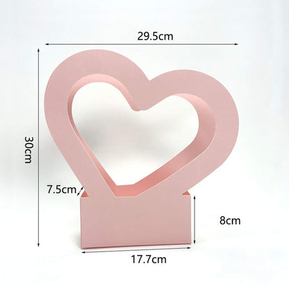 Heart Shaped Bouquet Arrangement Box