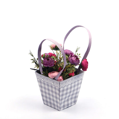 Portable Flower Paper Packaging Bags