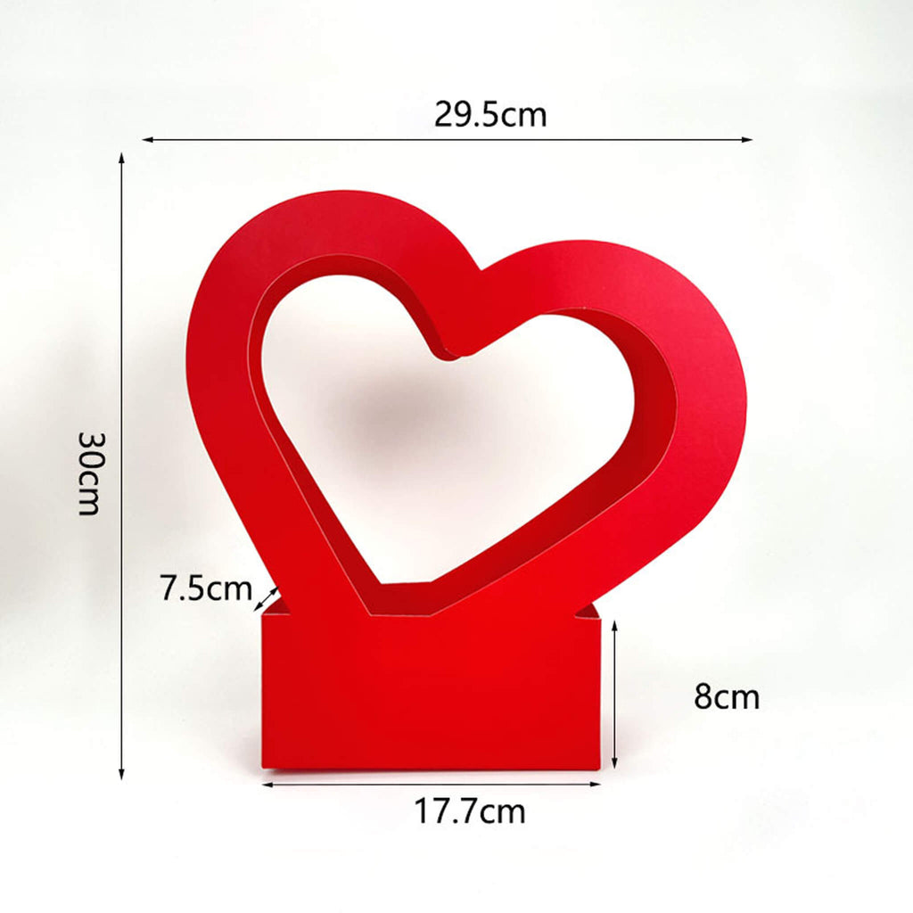 Heart Shaped Bouquet Arrangement Box