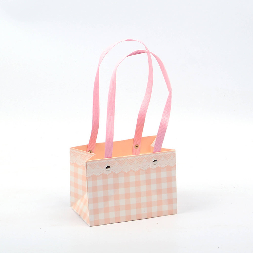 Elegant Flower Packaging Gift Paper Bag with Handles