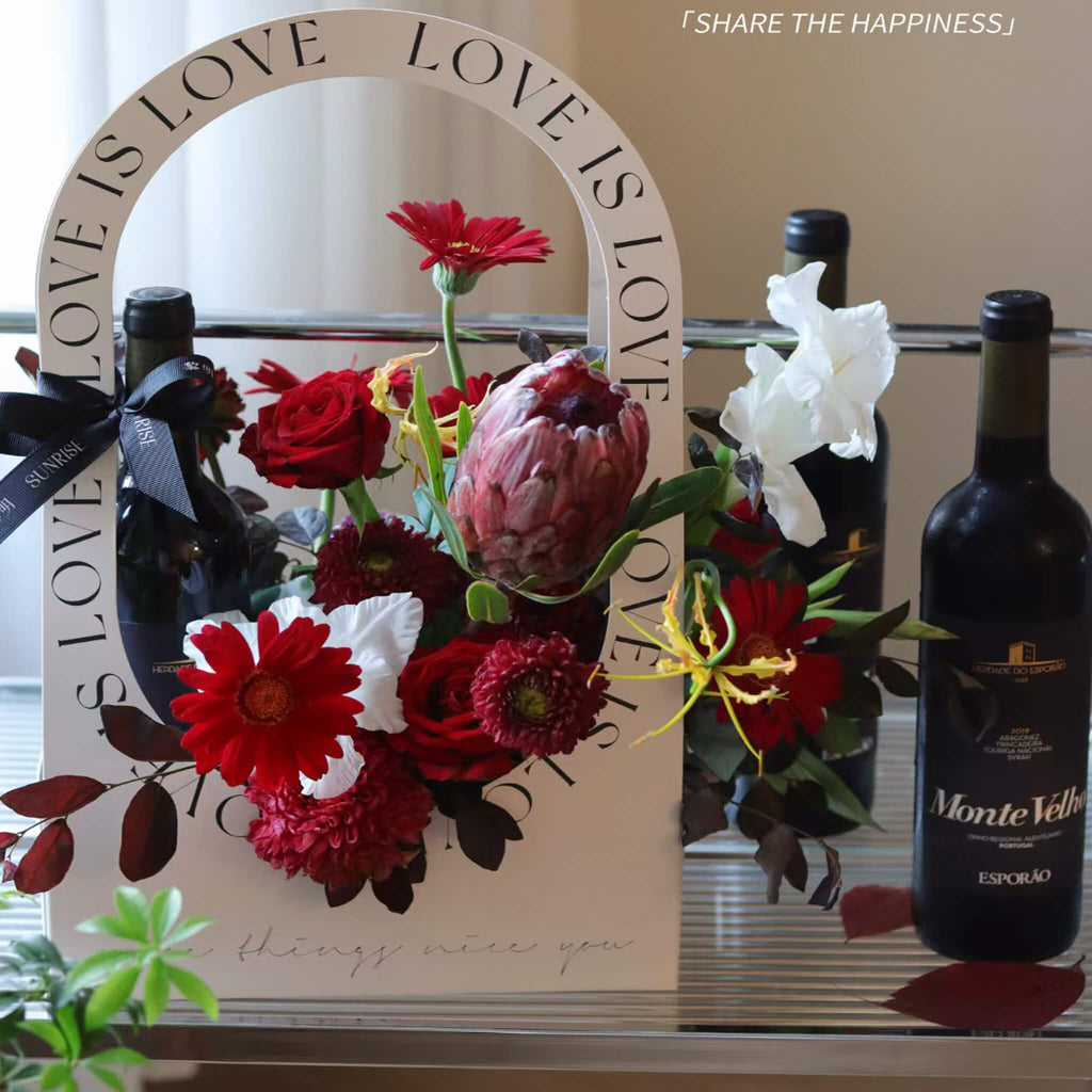 10pcs Kraft Bouquet Gift Paper Bags for Flower Arrangements