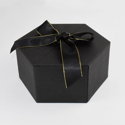 Hexagon Gift Box with Ribbon