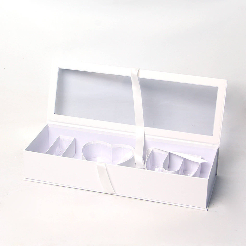 I Love You Letter Flower Arranging Box with Ribbon, 12pcs