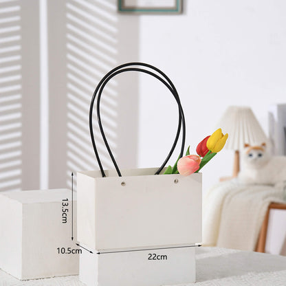 Waterproof Kraft Flower Bags with Handles