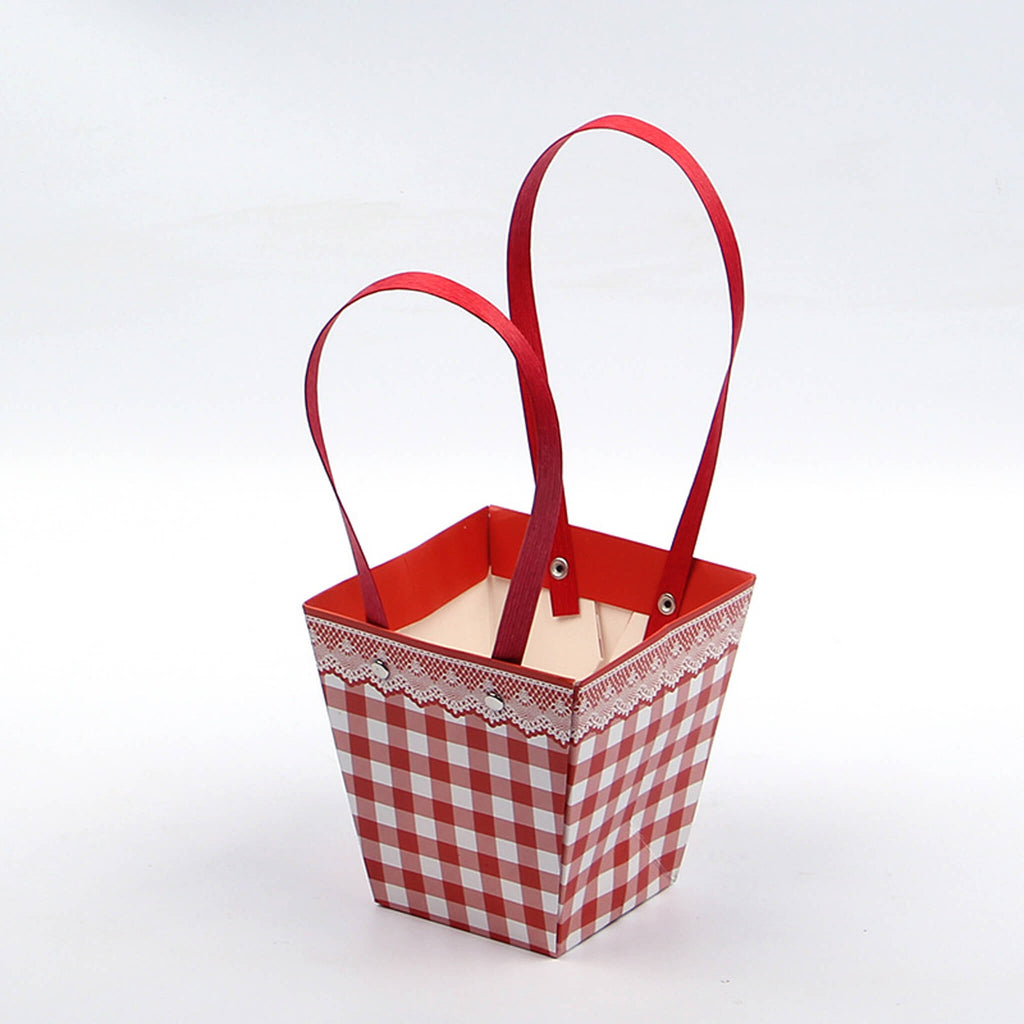 Portable Flower Paper Packaging Bags